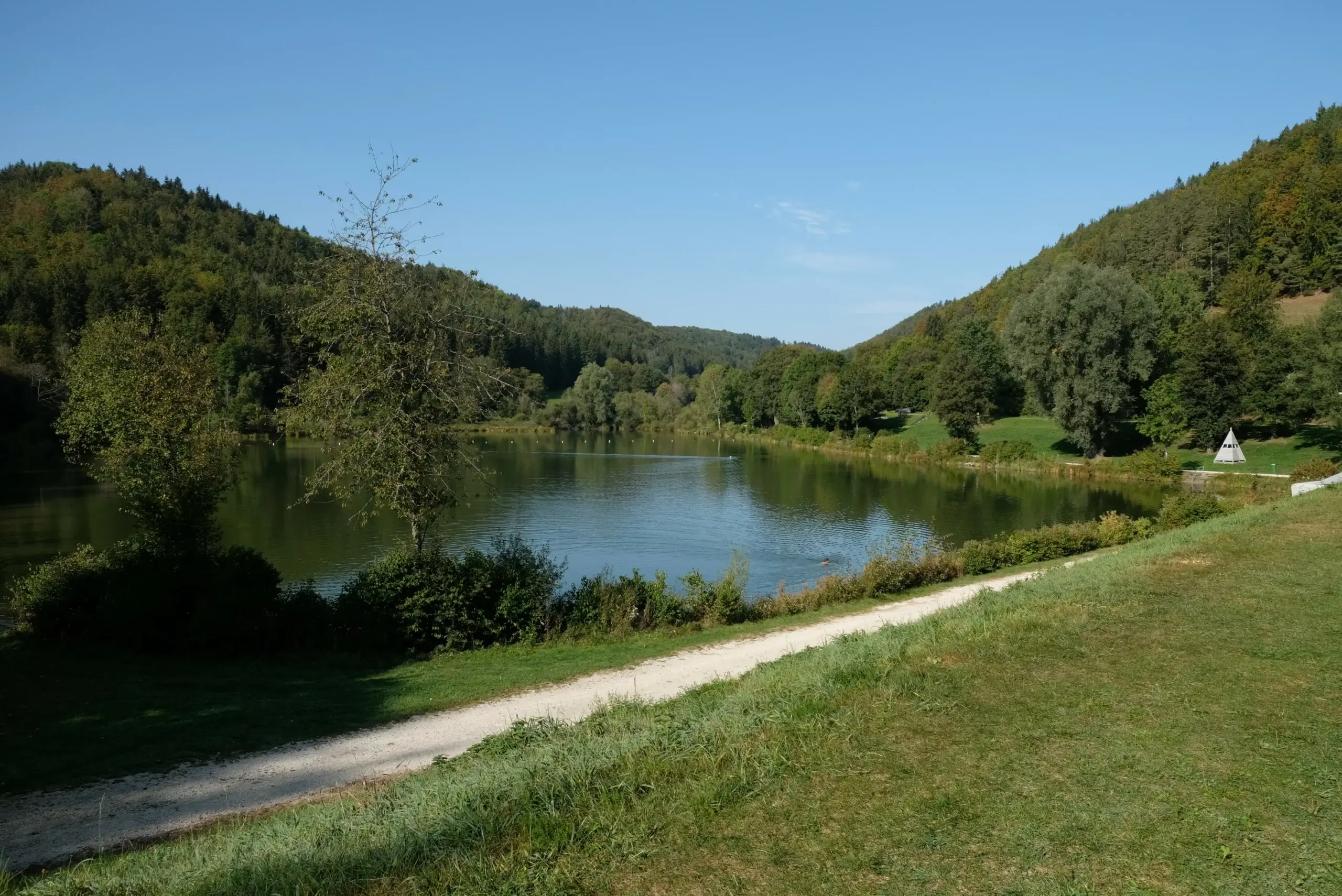 Stausee in Oberdigis